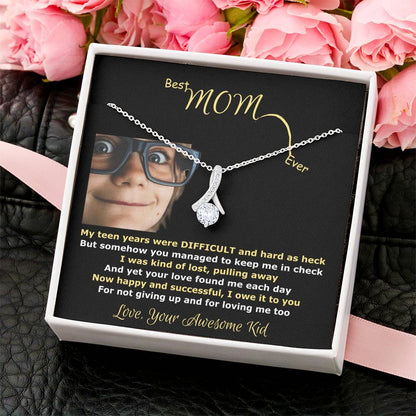 Best Mom Ever - Awesome Kid Alluring Beauty Necklace