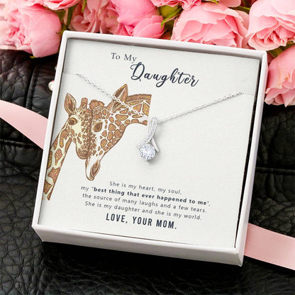 Beautiful Sparkly Pendant Alluring Beauty Necklace