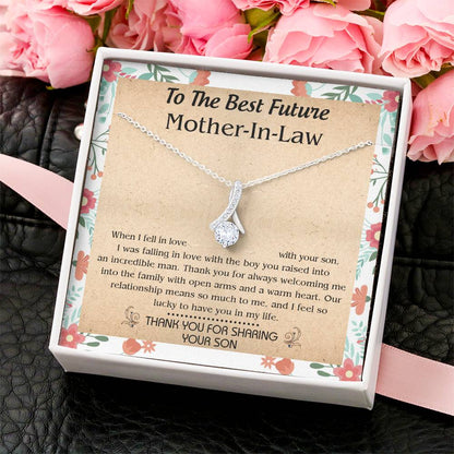 Gift For Future Mother-In-Law - When I Fell In Love With Your Son - Alluring Alluring Beauty Necklace