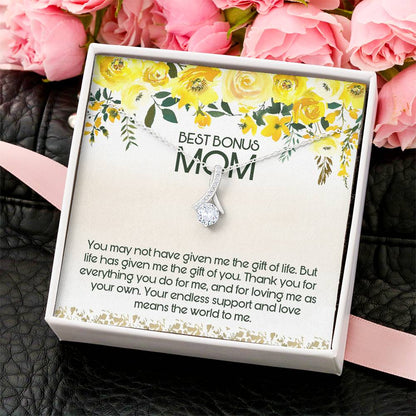 Best Bonus Mom Alluring Beauty Necklace Mother's Day Alluring Beauty Necklace