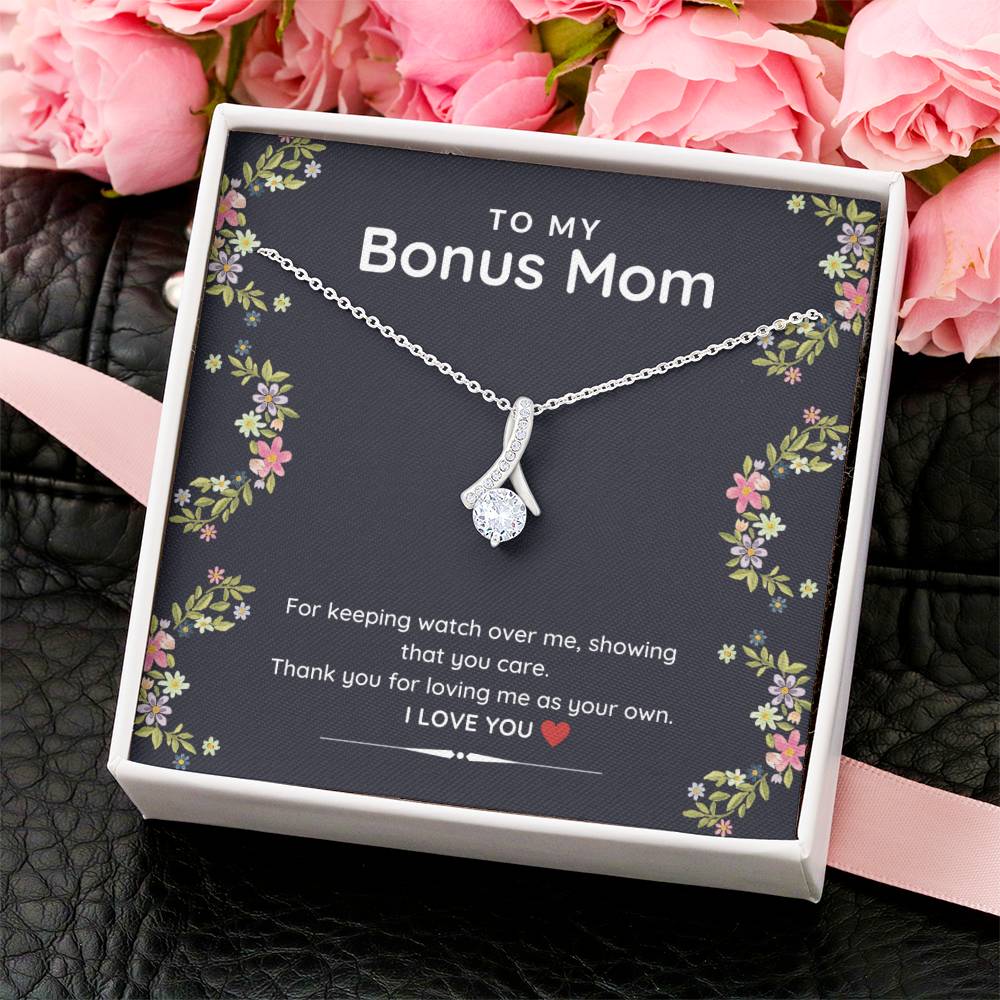 Bonus Mom Alluring Pendant Necklace Alluring Beauty Necklace