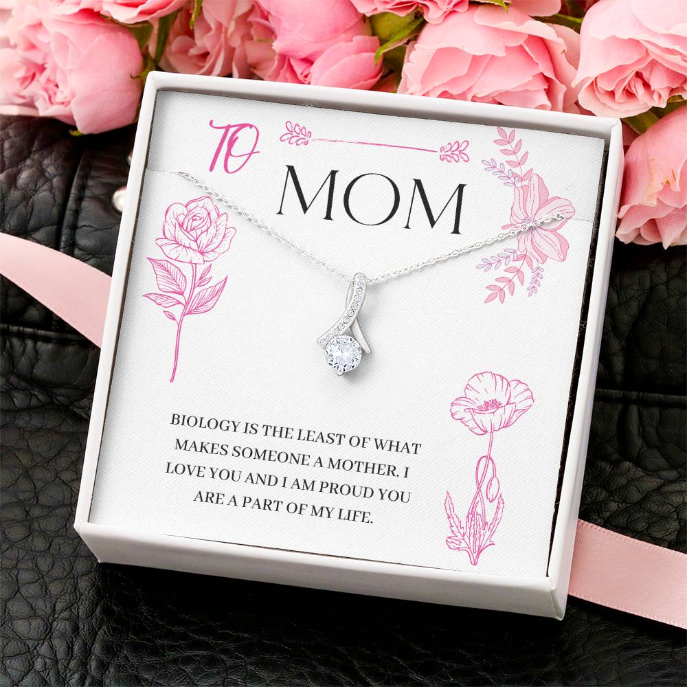 Beautiful Sparkly Necklace For Mothers With A Lovely Message Card. Alluring Beauty Necklace