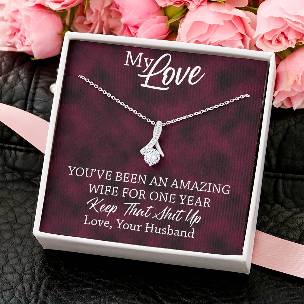 Amazing Wife - 1St Anniversary Gift For Wife 3  Alluring Beauty Necklace