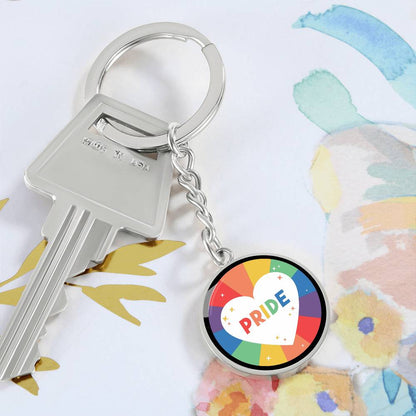 Circle Pride Keychain - PRIDE