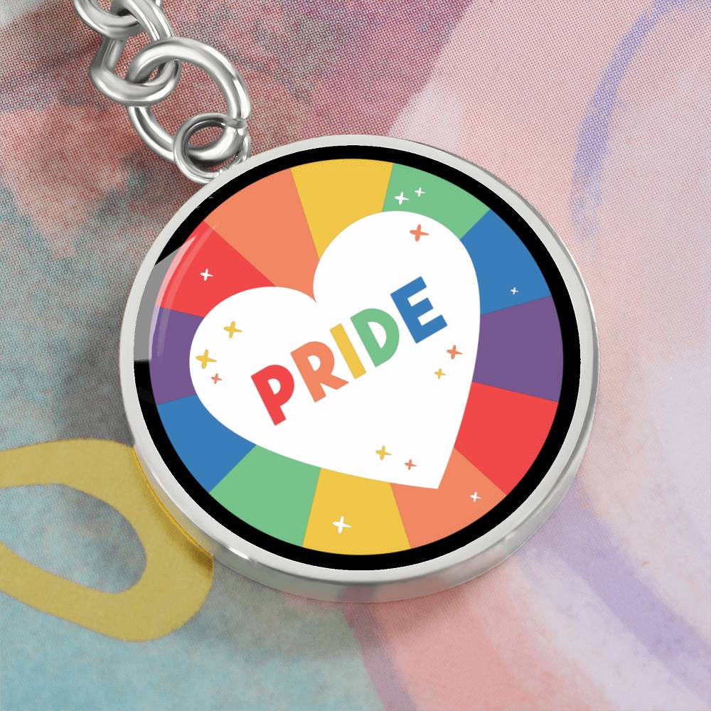 Circle Pride Keychain - PRIDE