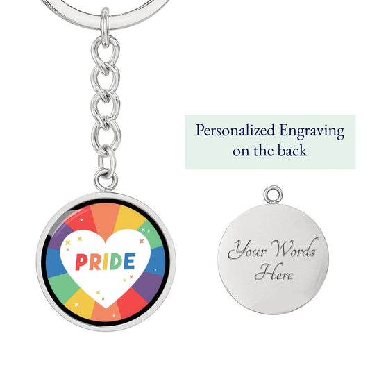 Circle Pride Keychain - PRIDE