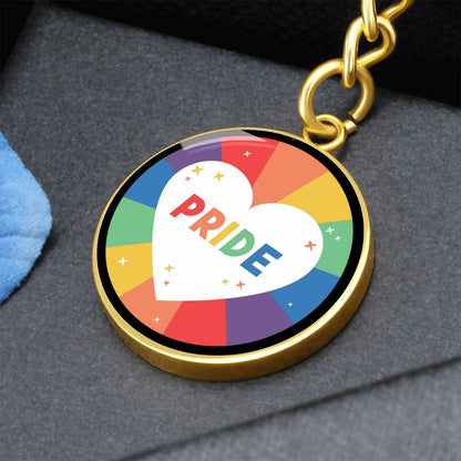 Circle Pride Keychain - PRIDE