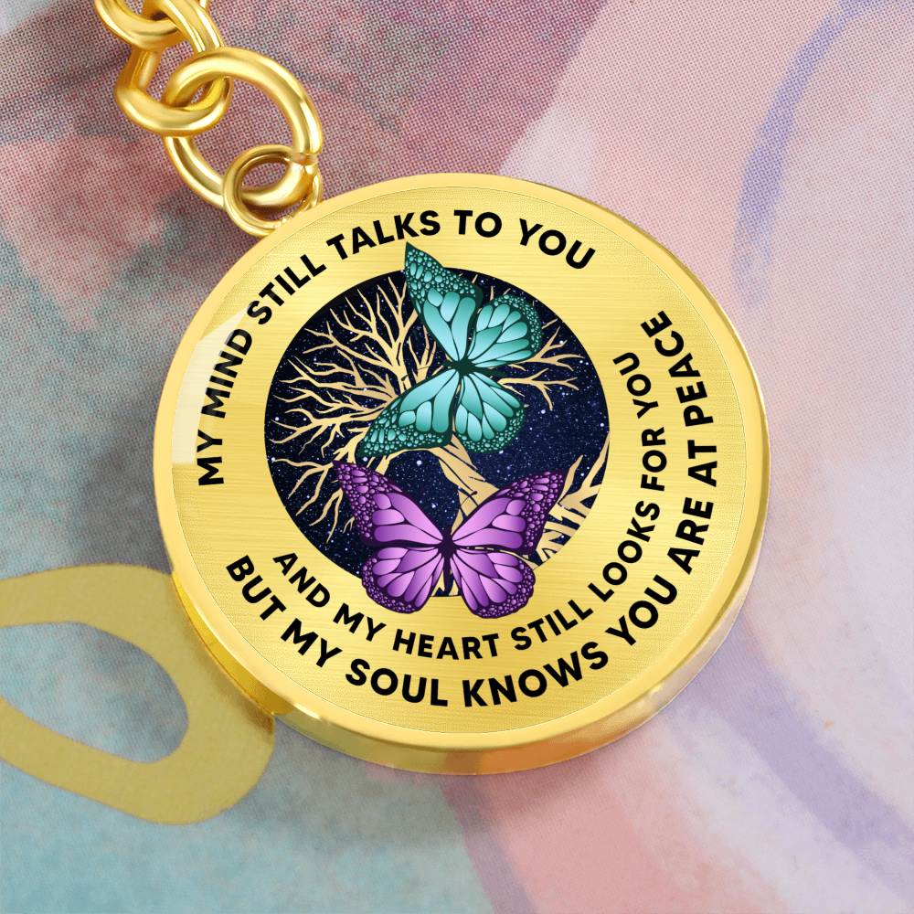 Butterfly Keychain Sympathy Gift Condolence Gift Grief Gift God Has You In His Arms