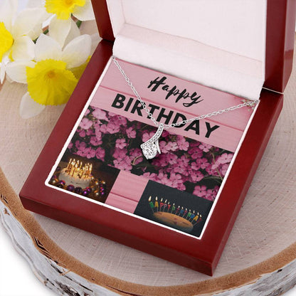 Birthday Card Alluring Beauty Necklace