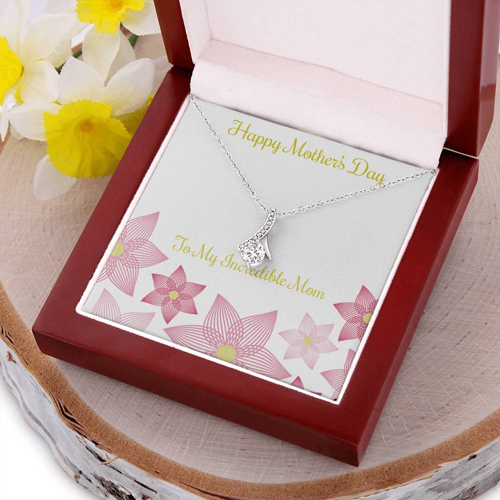 Alluring Heart Mother's Day Gift. Alluring Beauty Necklace