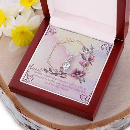 Aunt Gift Aunt Jewelry Best Auntie Ever Aunt Charm Aunt Necklace New Aunt My Aunt Loves Me Aunt Alluring Beauty Necklace