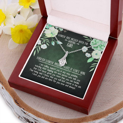 Cancer Diagnosis Support Necklace 1  Alluring Beauty Necklace