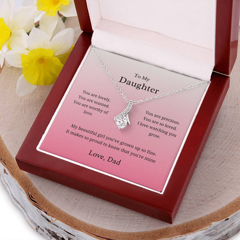 Best Seller - My Beautiful Girl - Gift For Daughter - Necklace Alluring Beauty Necklace