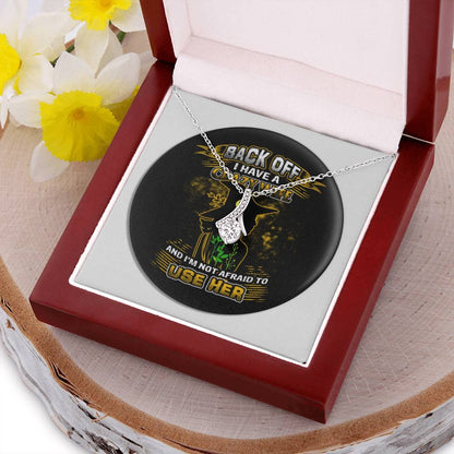 Back Off I Have A Crazy Wife Alluring Beauty Necklace