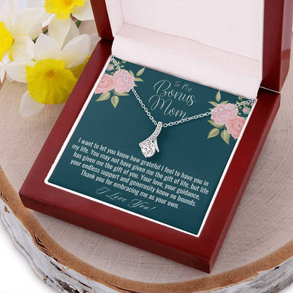 Bonus Mom Gift Mothers Day Gift For Step Mom Stepmom Birthday Gift Jewelry Gift For Bonus Mom From Stepsonstepdaughter Alluring Beauty Alluring Beauty Necklace