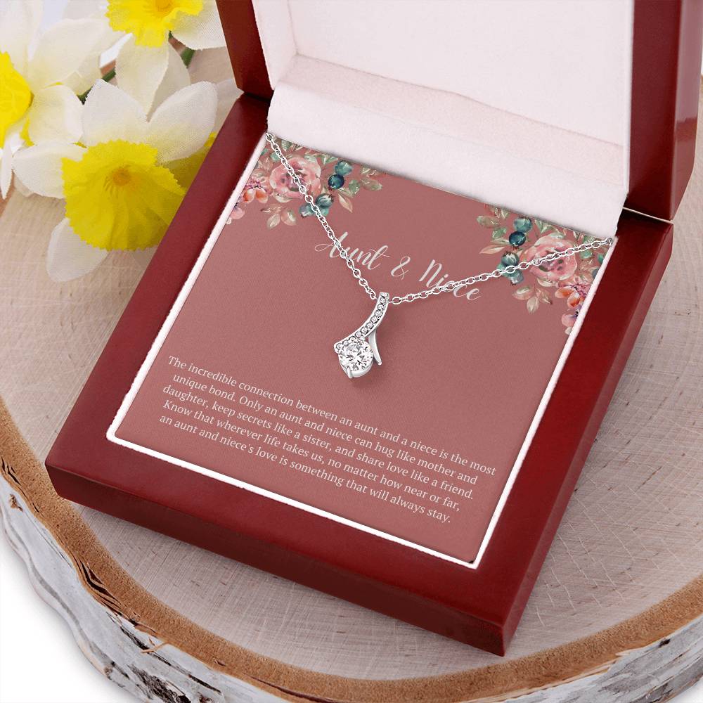 Aunt & Niece Incredible Connection Alluring Necklace Alluring Beauty Necklace