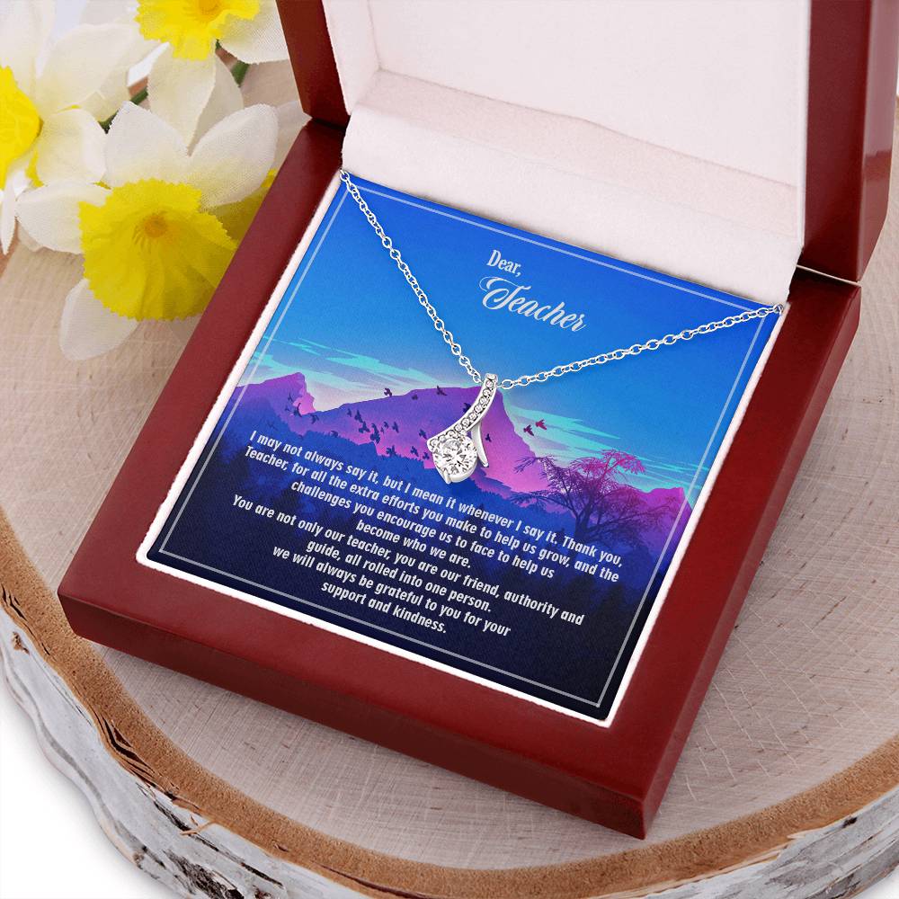 Alluring Necklace For My Supportive And Kind Teacher Alluring Beauty Necklace