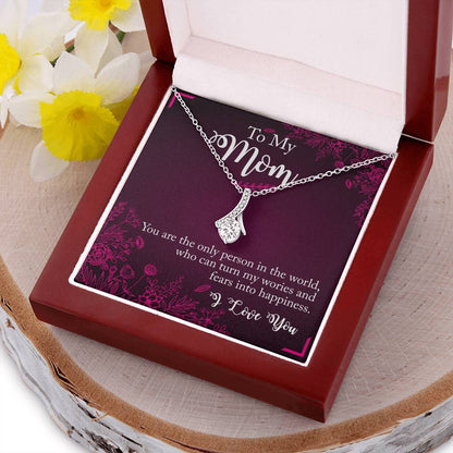 Best Gift For Mom Alluring Beauty Necklace With Pod Message Card Alluring Beauty Necklace