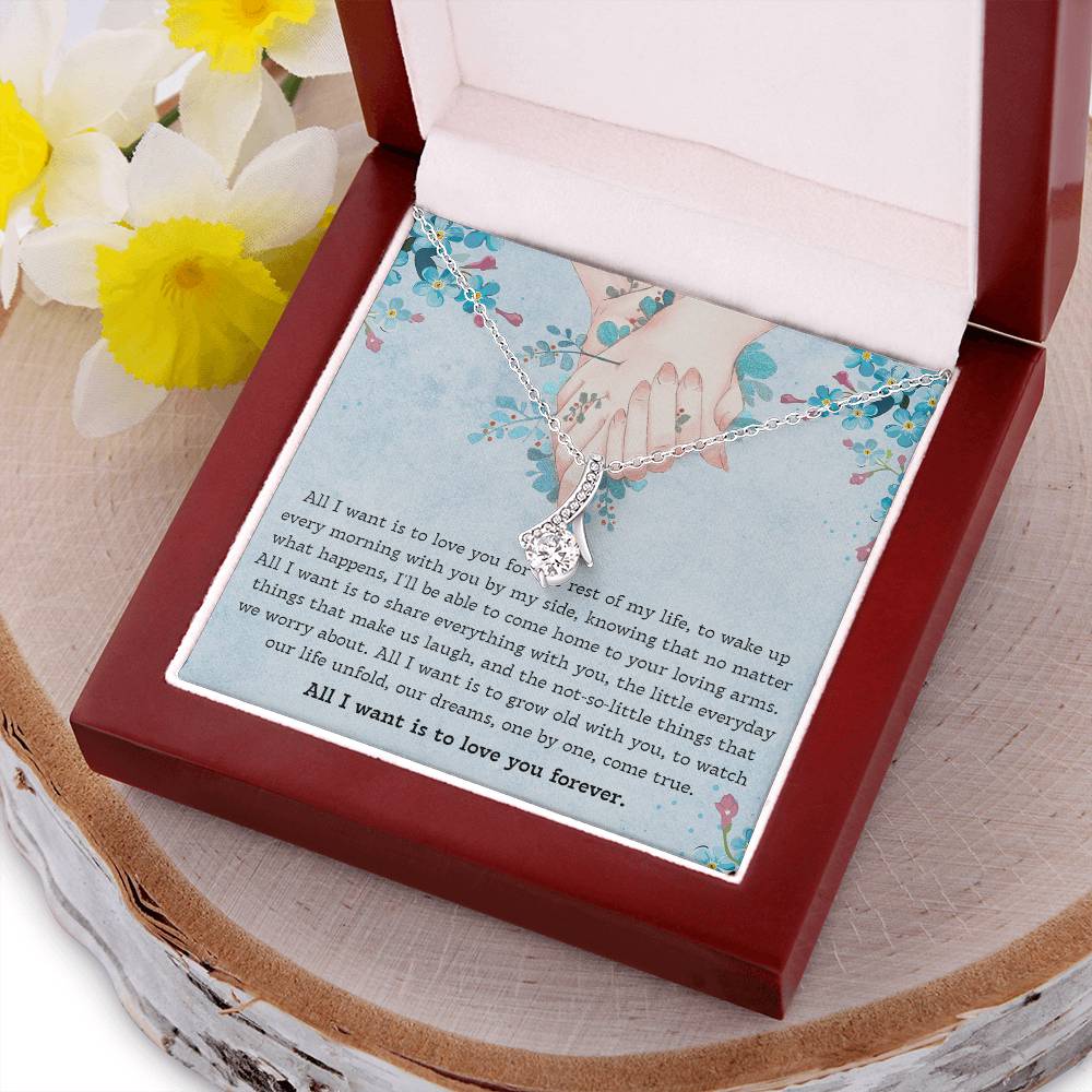 All I Want Is To Love You Forever - Necklace Alluring Beauty Necklace