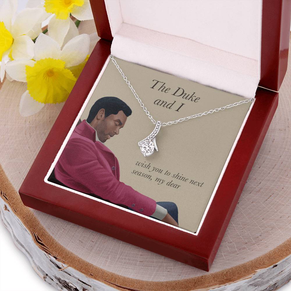 Bridgerton Gifts The Duke And I Necklace Bff Gift Christmas Birthday Alluring Beauty Necklace