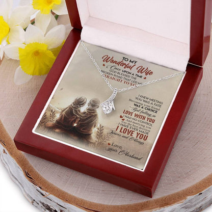 To Wonderful Wife - You Will Never Lose - Alluring Necklace Alluring Beauty Necklace