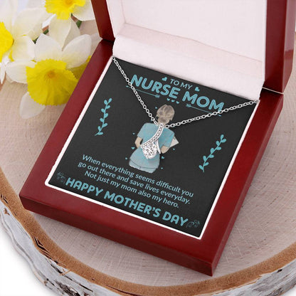 Beautiful Sparkly Pendant Necklace For Mothers Day Alluring Beauty Necklace