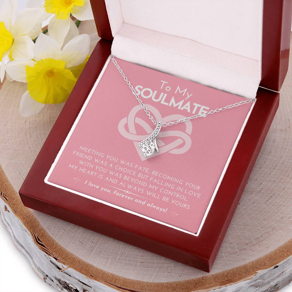 Alluring Necklace My Heart Is And Always Will Be Yours.......... To Soulmate Alluring Beauty Necklace