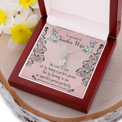 Beautiful Sparkly Pendant Teacher Wife Alluring Beauty Necklace