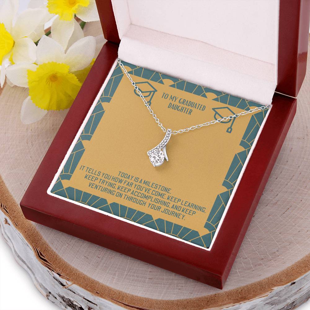 Alluring Beauty To Daughter - Today Is The Milestone Alluring Beauty Necklace