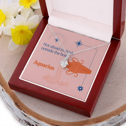 Aquarius Astrology Necklace Alluring Beauty Necklace