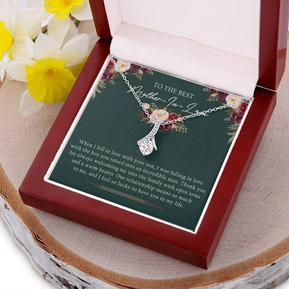 Alluring Beauty Necklace - To The Best Mother-In-Law Alluring Beauty Necklace