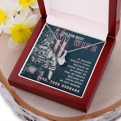 Alluring Beauty Necklace - To The Best Army Wife Alluring Beauty Necklace