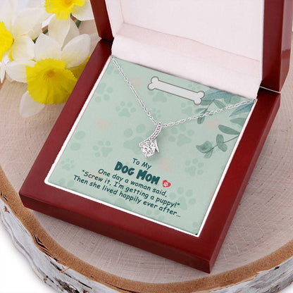 Best Gift Dogmom Alluring Beauty Necklace With Pod Message Card 2  Alluring Beauty Necklace