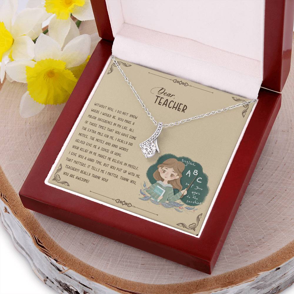 Alluring Necklace For Teacher Alluring Beauty Necklace