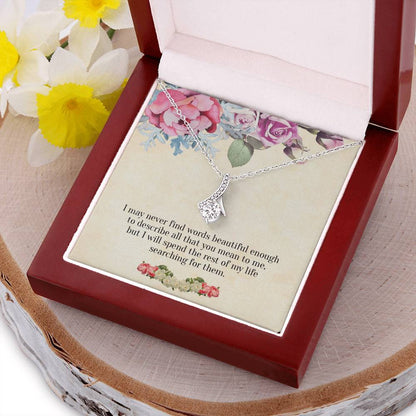 Alluring Necklace- What You Mean To Me Alluring Beauty Necklace