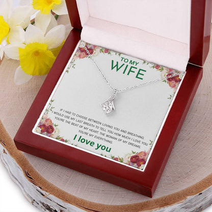 Breathing & Loving Necklace. Alluring Beauty Necklace