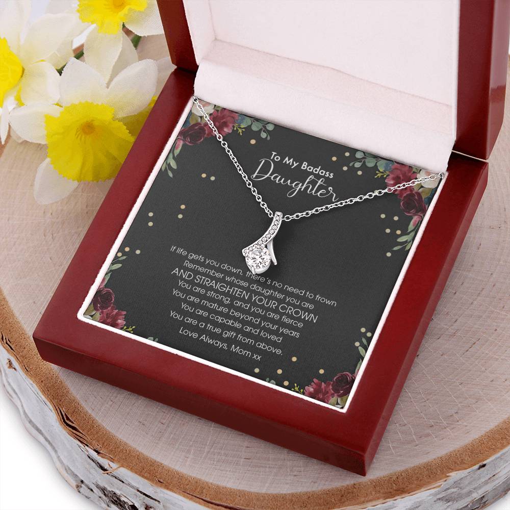 Best Seller To My Daughter - Necklace Gift From Mom Alluring Beauty Necklace