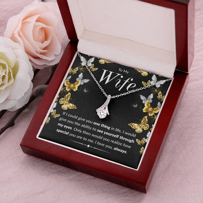 Butterfly Necklace One Thing In Life To Wife Alluring Beauty Necklace