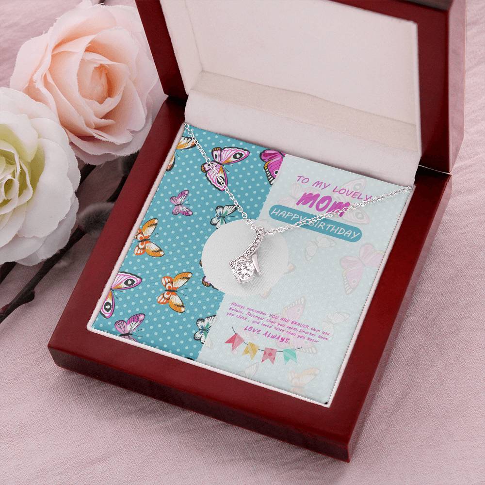 Butterfly Birthday Wishes For Mom Alluring Beauty Necklace