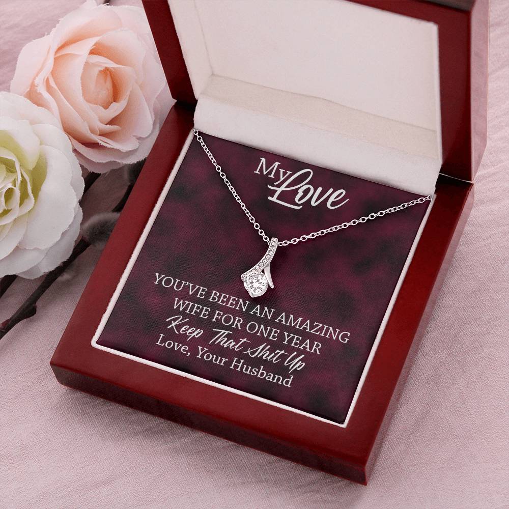Amazing Wife - 1St Anniversary Gift For Wife 3  Alluring Beauty Necklace