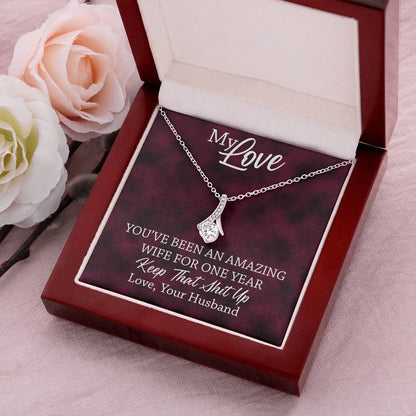 Amazing Wife - 1St Anniversary Gift For Wife 3  Alluring Beauty Necklace