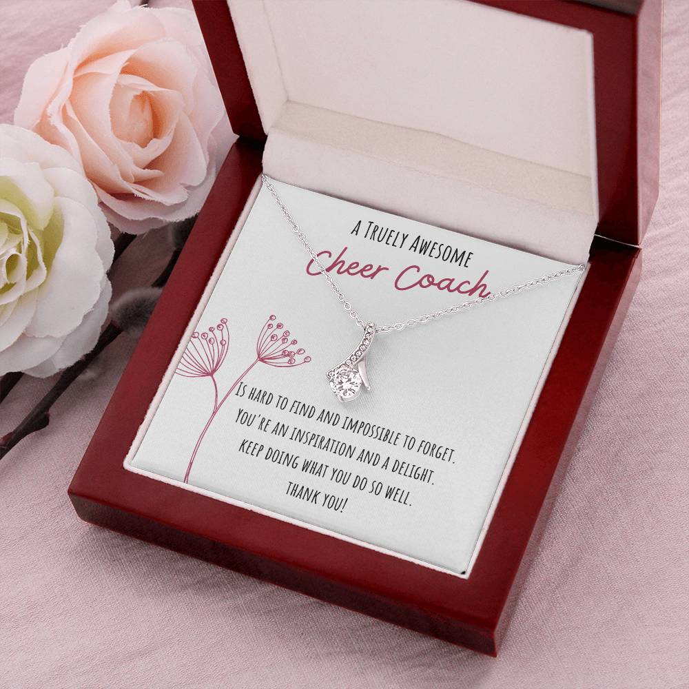 Cheer Coach Gift Alluring Beauty Necklace
