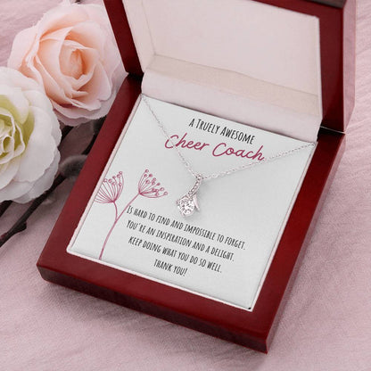 Cheer Coach Gift Alluring Beauty Necklace