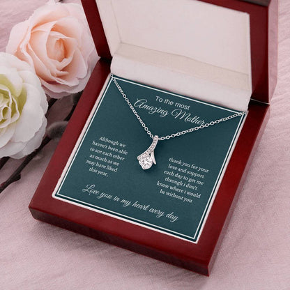 Alluring Necklace Mother Gift For Mother - Love You In My Heart Always Alluring Beauty Necklace