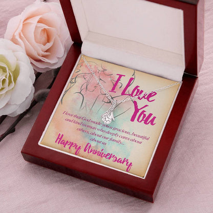Beautiful And Kind Happy Anniversary Alluring Beauty Necklace