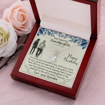 Beautiful Sparkly Necklace For Granddaughter Alluring Beauty Necklace