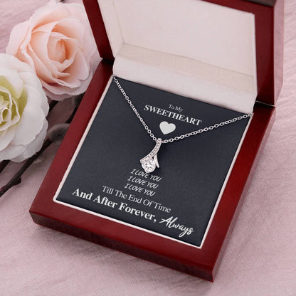 After Forever Always Eternal Love Pendant Alluring Beauty Necklace