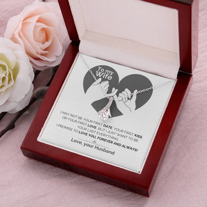 To My Wife Love Promise Alluring Beauty Necklace