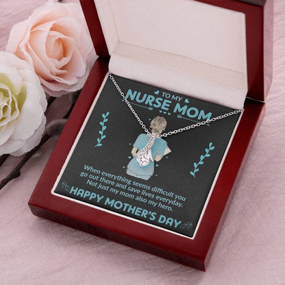 Beautiful Sparkly Pendant Necklace For Mothers Day Alluring Beauty Necklace