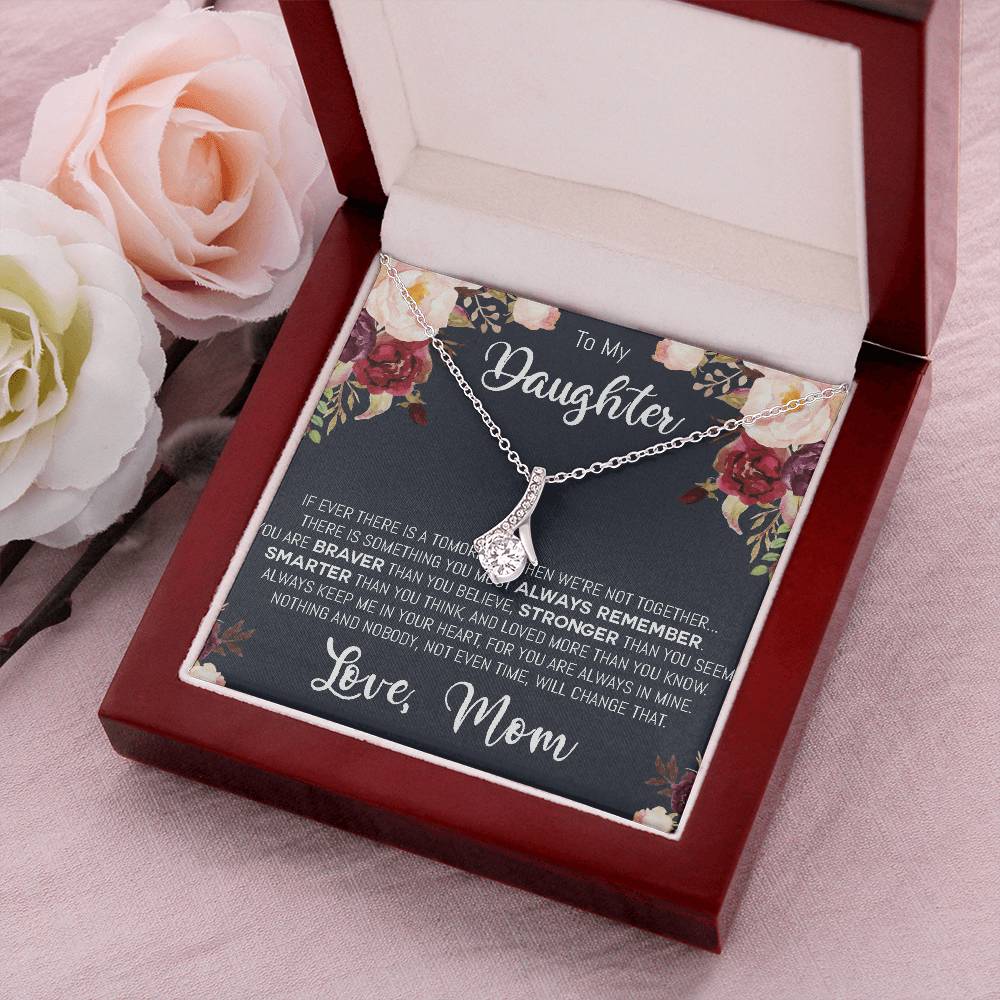 Alluring Beauty Necklace Gift For Daughter From Mom Daughter Mother Necklace Daughter Gift From Mom To My Daughter Daughters Birthday Alluring Beauty Necklace